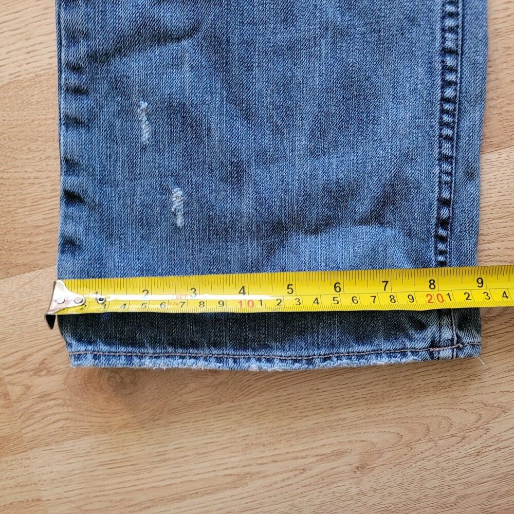Vintage X2 Denim Laboratory Jeans Women’s Size 6 Flare Leg Distressed - Picture 9 of 9